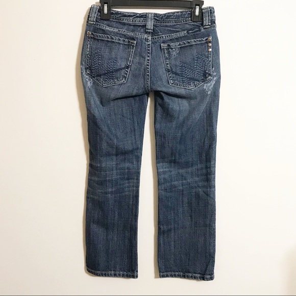 Miss Me Denim - Miss Me jp4408 Distressed Denim Ankle Jeans